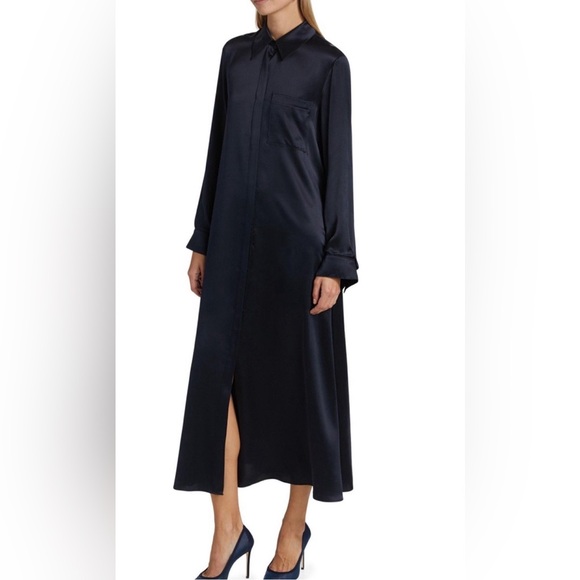 NWT $895 TWP Jennys Silk Shirtdress Maxi Dress Gown - Picture 4 of 8